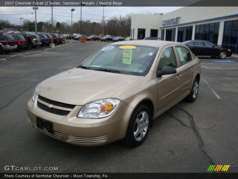 Sandstone Metallic / Neutral Beige 2007 Chevrolet Cobalt LS Sedan