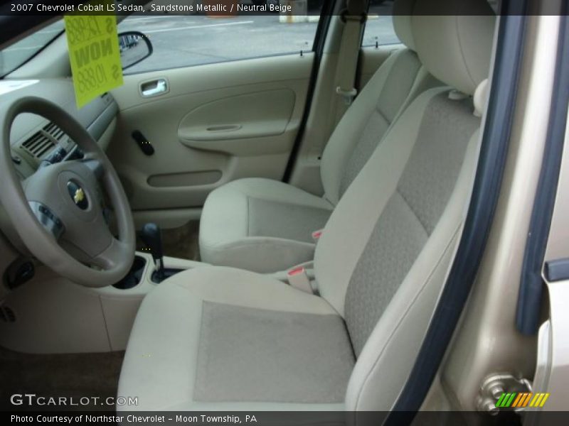 Sandstone Metallic / Neutral Beige 2007 Chevrolet Cobalt LS Sedan