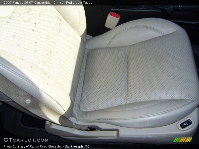 Crimson Red / Light Taupe 2007 Pontiac G6 GT Convertible