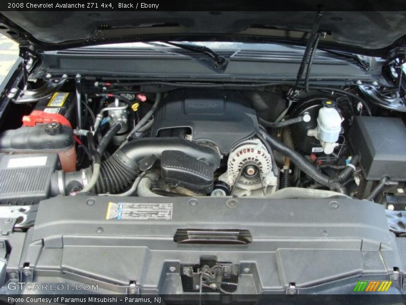 Black / Ebony 2008 Chevrolet Avalanche Z71 4x4