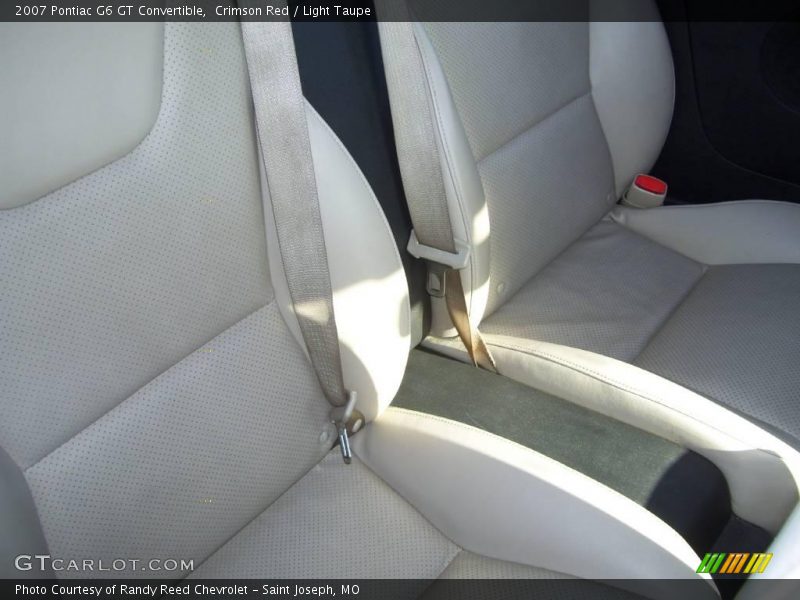Crimson Red / Light Taupe 2007 Pontiac G6 GT Convertible