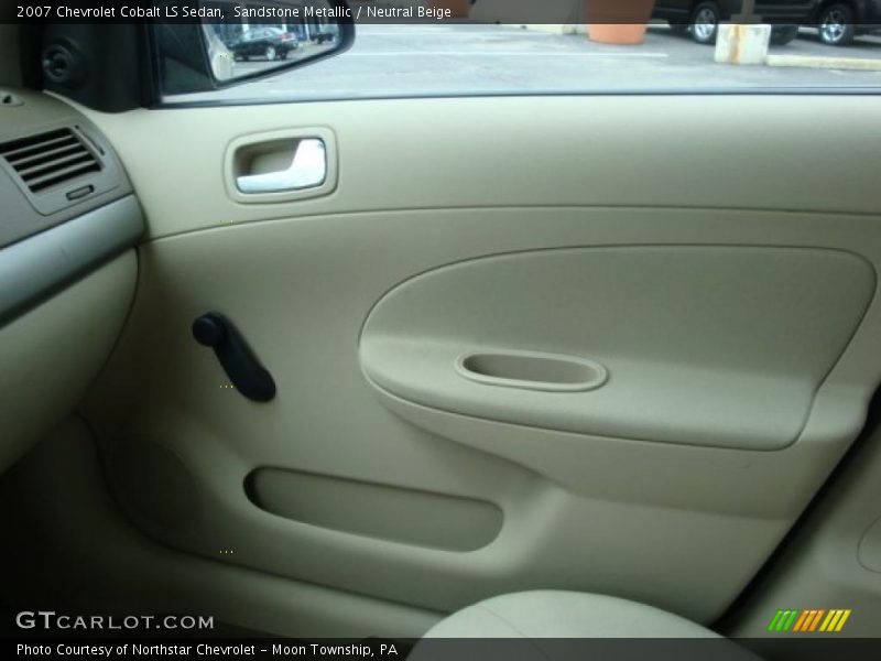 Sandstone Metallic / Neutral Beige 2007 Chevrolet Cobalt LS Sedan