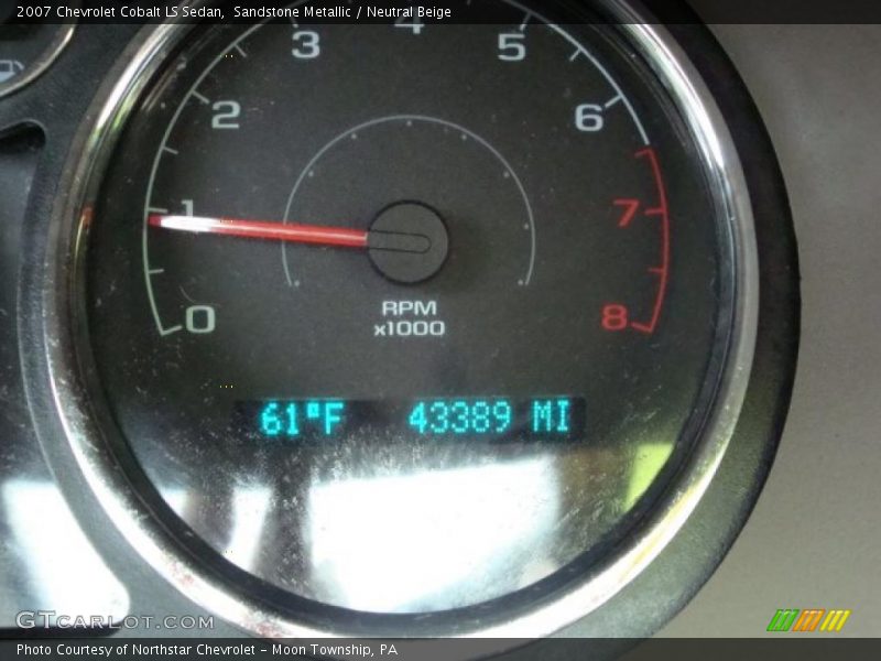 Sandstone Metallic / Neutral Beige 2007 Chevrolet Cobalt LS Sedan