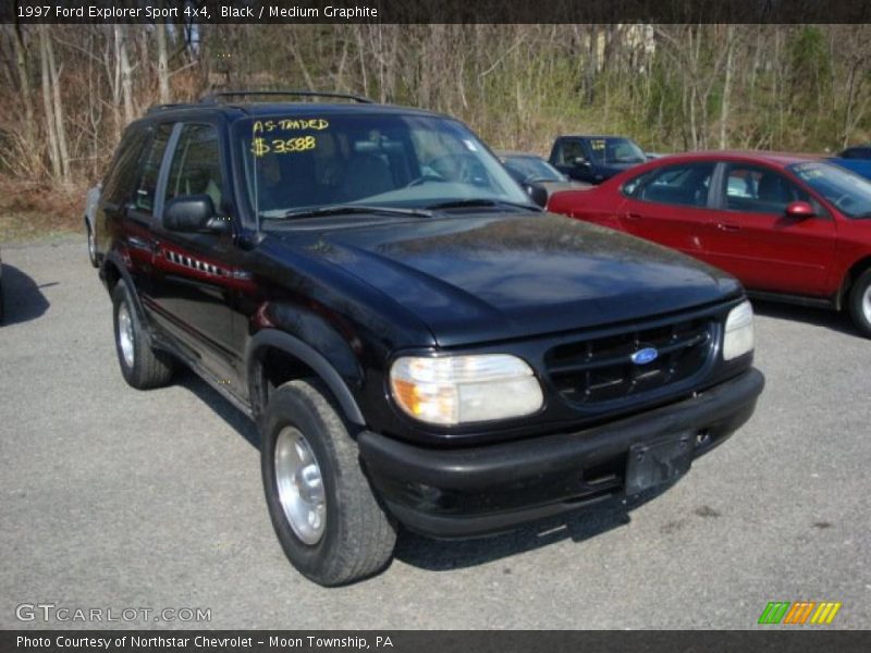 Black / Medium Graphite 1997 Ford Explorer Sport 4x4