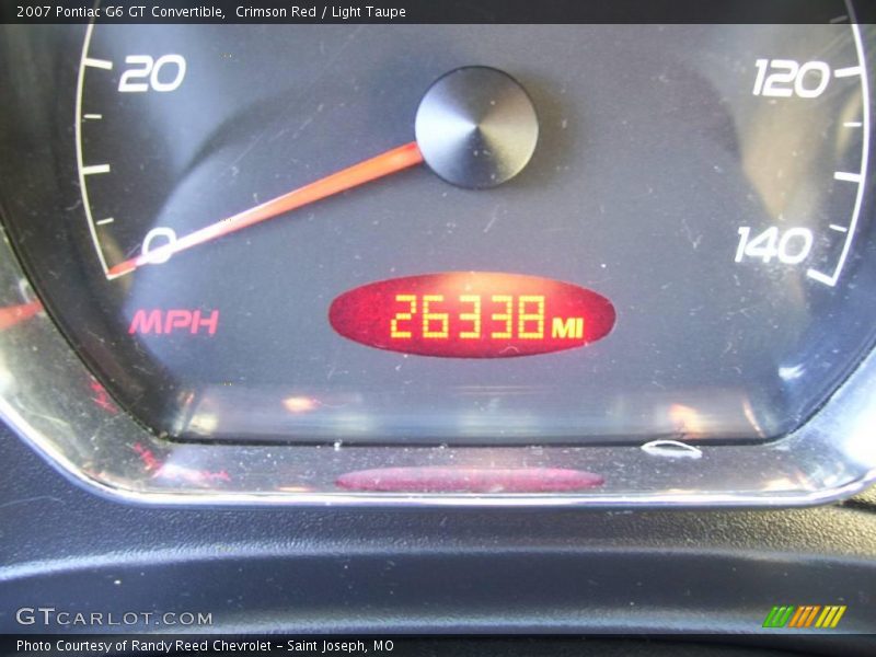 Crimson Red / Light Taupe 2007 Pontiac G6 GT Convertible