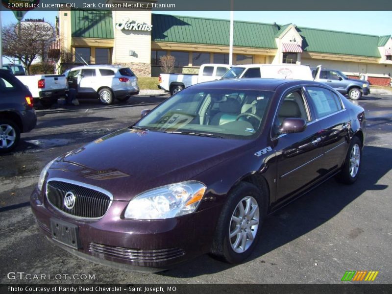 Dark Crimson Metallic / Titanium 2008 Buick Lucerne CXL