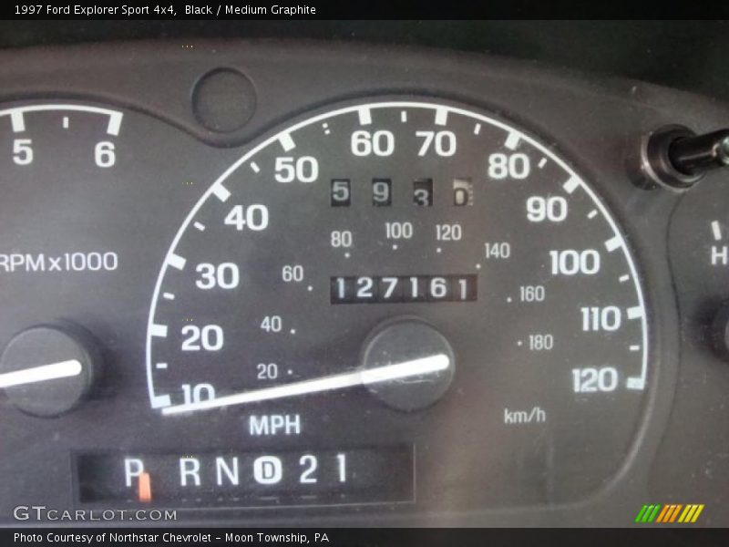 Black / Medium Graphite 1997 Ford Explorer Sport 4x4