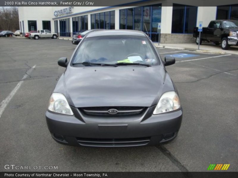 Pewter Gray / Gray 2003 Kia Rio Cinco Hatchback