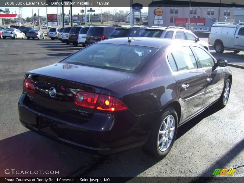 Dark Crimson Metallic / Titanium 2008 Buick Lucerne CXL