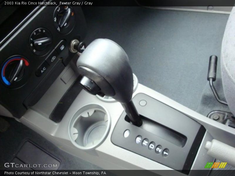 Pewter Gray / Gray 2003 Kia Rio Cinco Hatchback