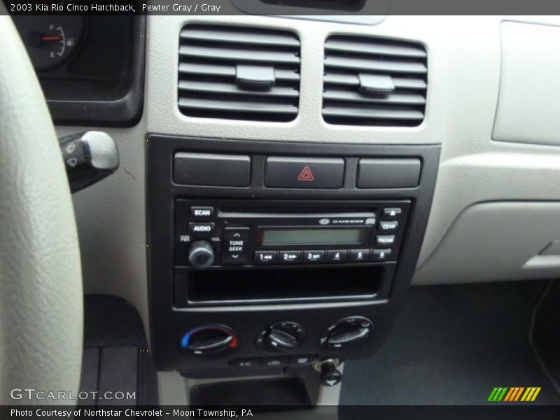 Pewter Gray / Gray 2003 Kia Rio Cinco Hatchback