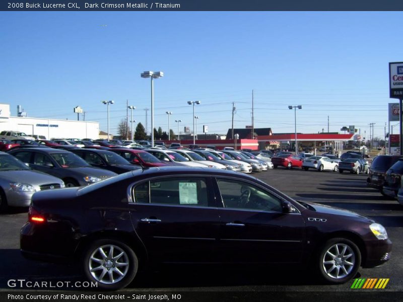 Dark Crimson Metallic / Titanium 2008 Buick Lucerne CXL