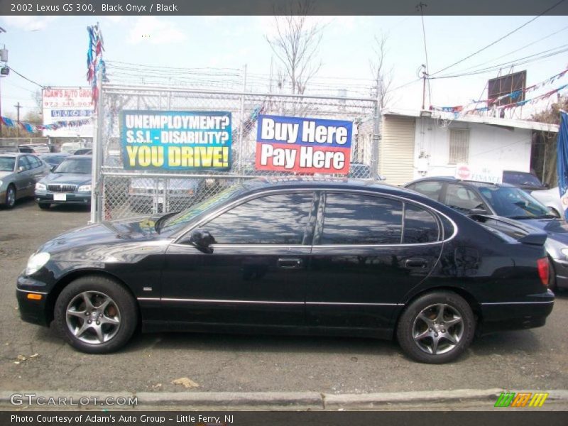 Black Onyx / Black 2002 Lexus GS 300