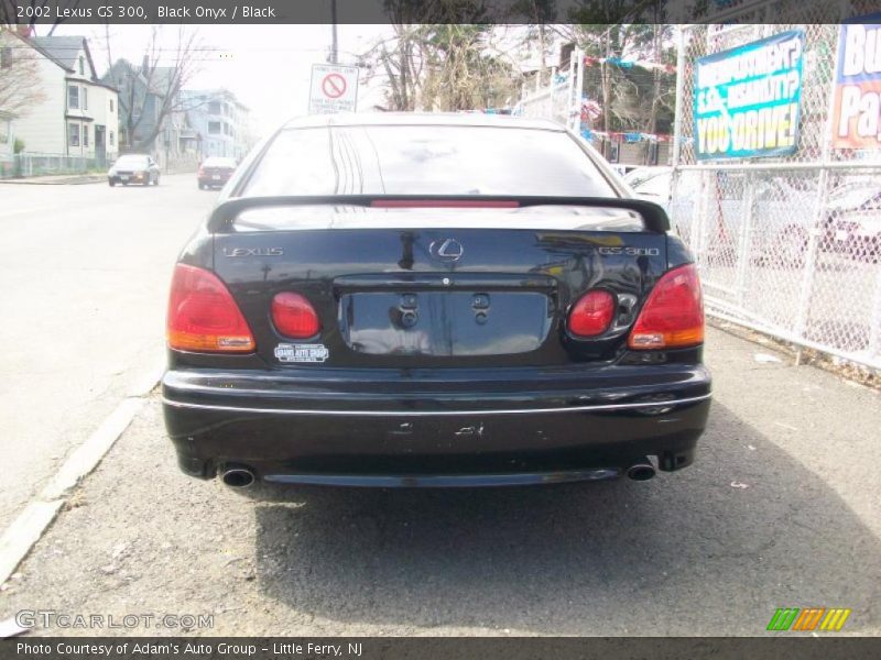 Black Onyx / Black 2002 Lexus GS 300