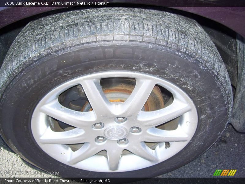 Dark Crimson Metallic / Titanium 2008 Buick Lucerne CXL