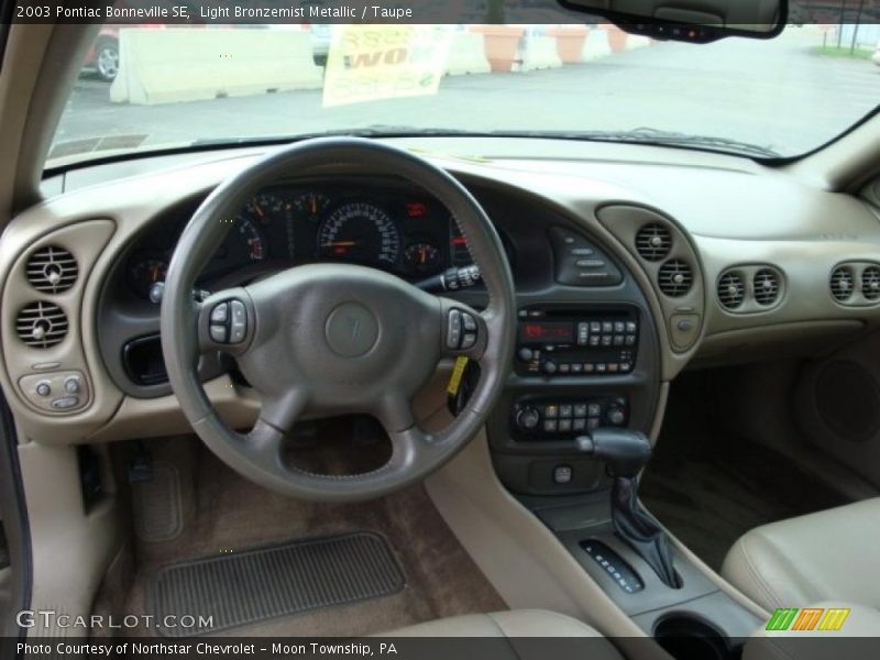 Light Bronzemist Metallic / Taupe 2003 Pontiac Bonneville SE