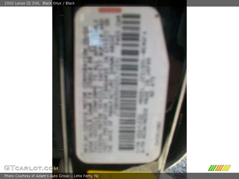 Black Onyx / Black 2002 Lexus GS 300