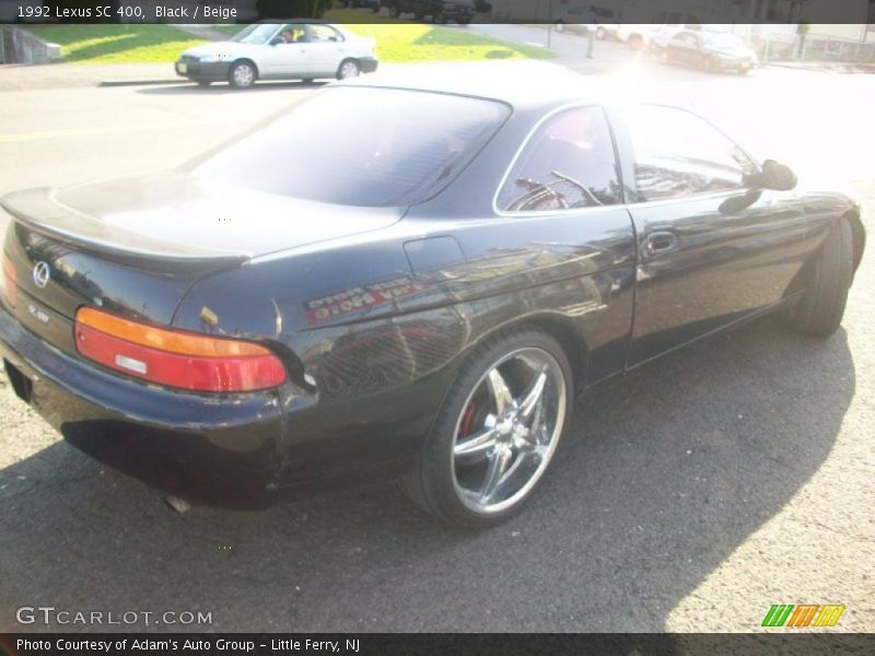 Black / Beige 1992 Lexus SC 400