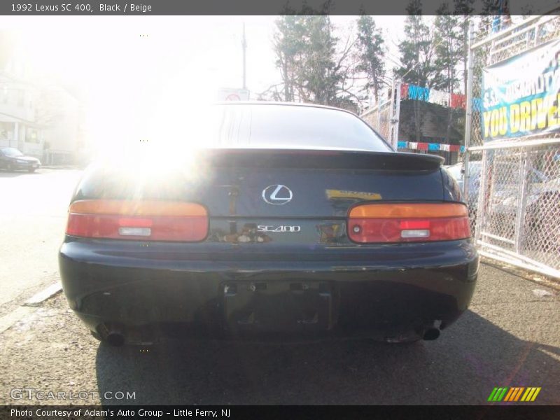 Black / Beige 1992 Lexus SC 400