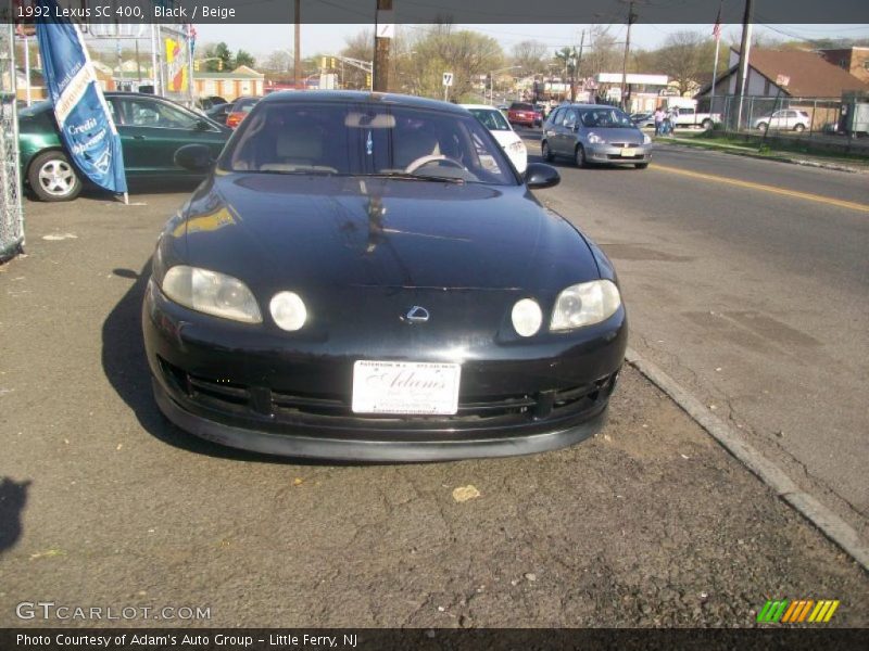 Black / Beige 1992 Lexus SC 400
