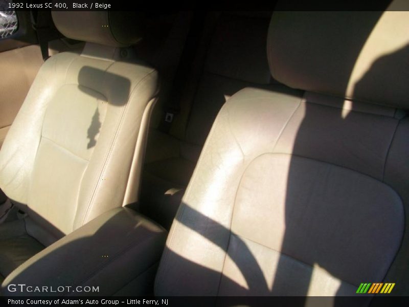 Black / Beige 1992 Lexus SC 400