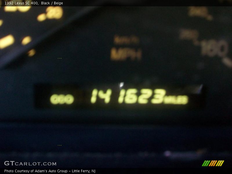 Black / Beige 1992 Lexus SC 400