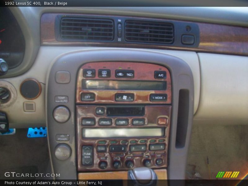 Black / Beige 1992 Lexus SC 400