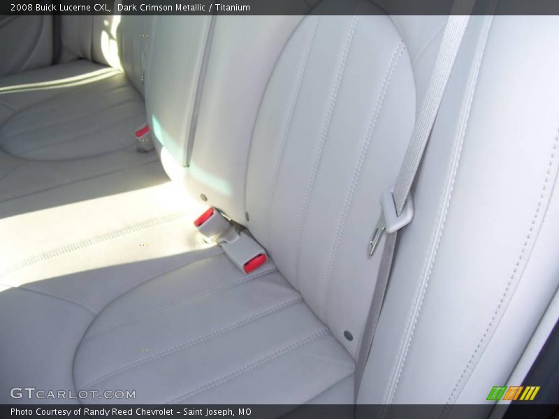 Dark Crimson Metallic / Titanium 2008 Buick Lucerne CXL