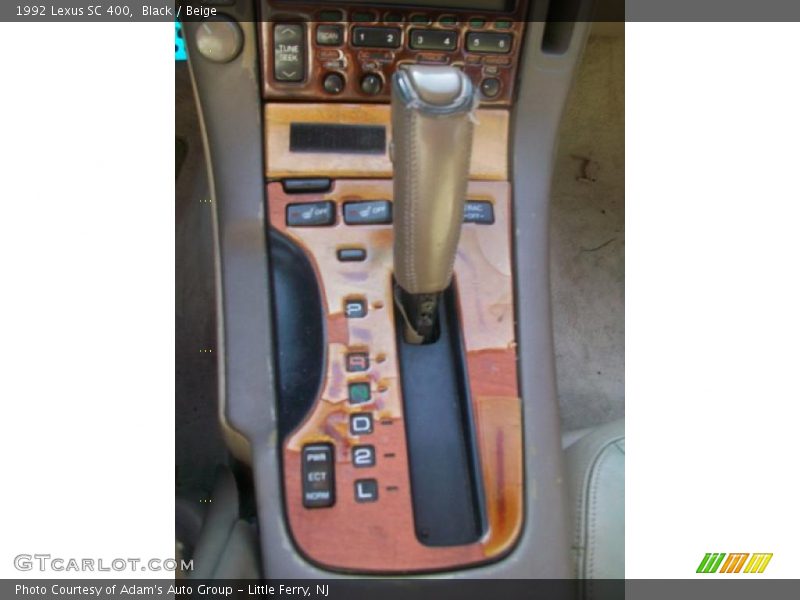 Black / Beige 1992 Lexus SC 400