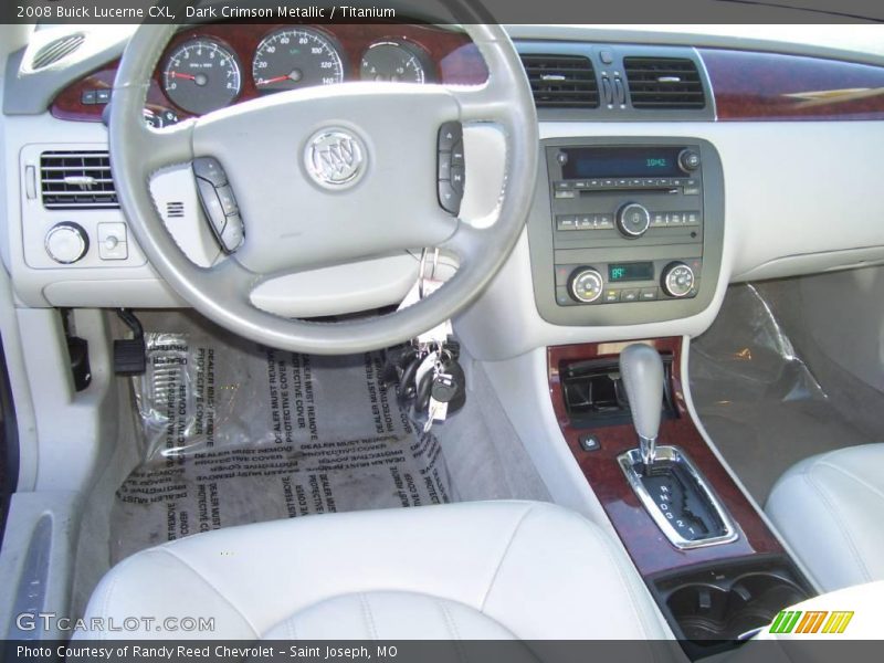 Dark Crimson Metallic / Titanium 2008 Buick Lucerne CXL