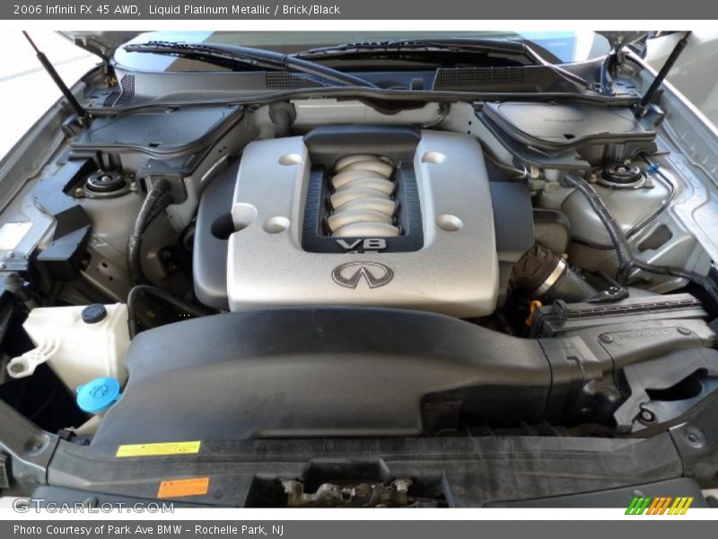 Liquid Platinum Metallic / Brick/Black 2006 Infiniti FX 45 AWD