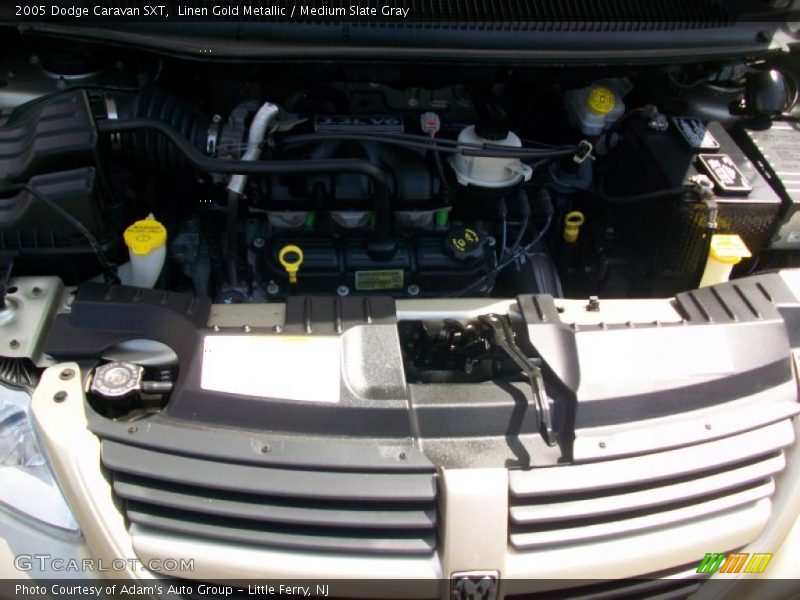 Linen Gold Metallic / Medium Slate Gray 2005 Dodge Caravan SXT