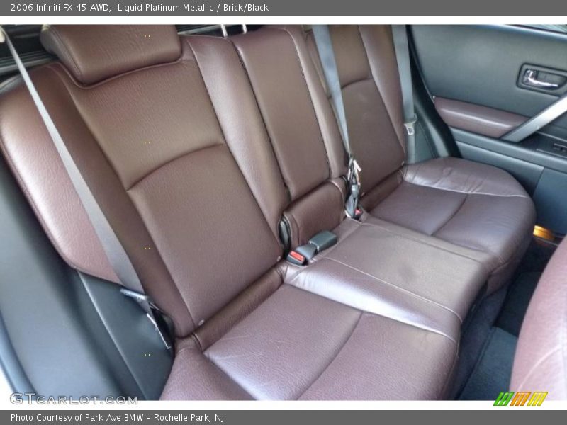 Liquid Platinum Metallic / Brick/Black 2006 Infiniti FX 45 AWD