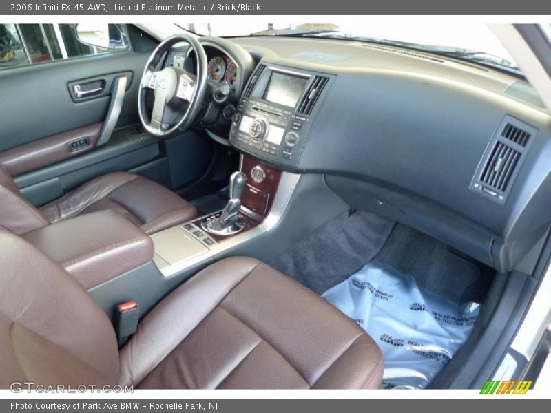 Liquid Platinum Metallic / Brick/Black 2006 Infiniti FX 45 AWD
