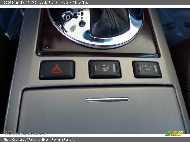 Liquid Platinum Metallic / Brick/Black 2006 Infiniti FX 45 AWD