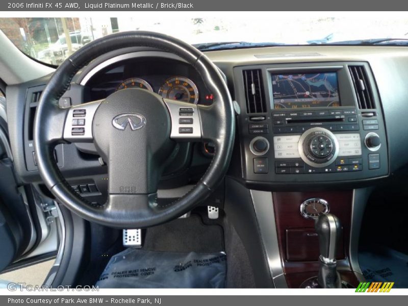 Liquid Platinum Metallic / Brick/Black 2006 Infiniti FX 45 AWD