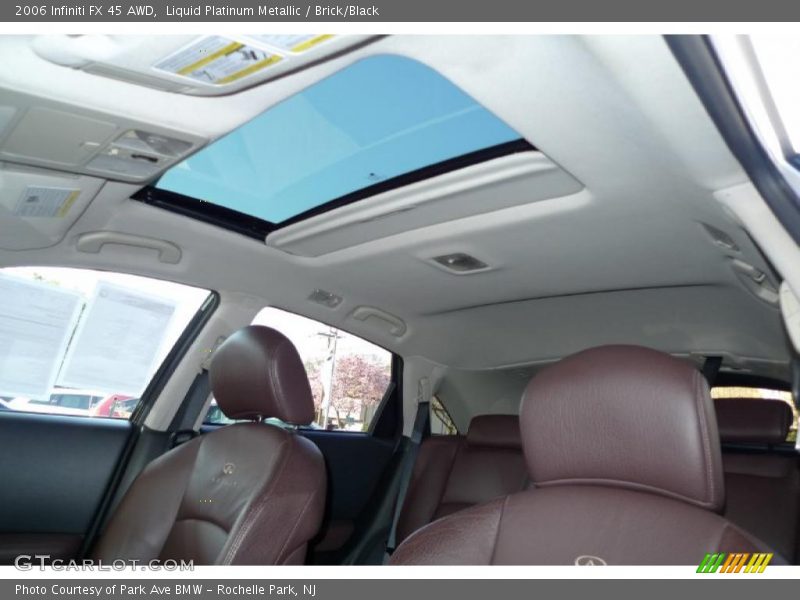 Liquid Platinum Metallic / Brick/Black 2006 Infiniti FX 45 AWD