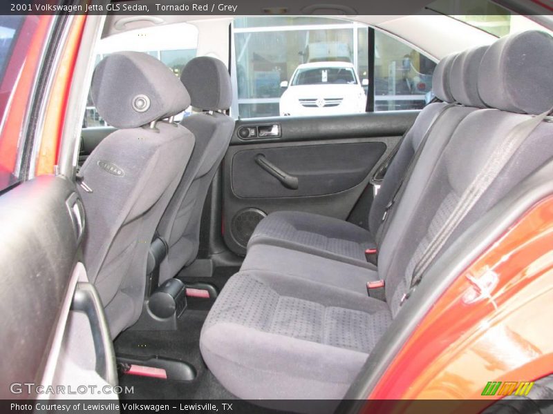 Tornado Red / Grey 2001 Volkswagen Jetta GLS Sedan