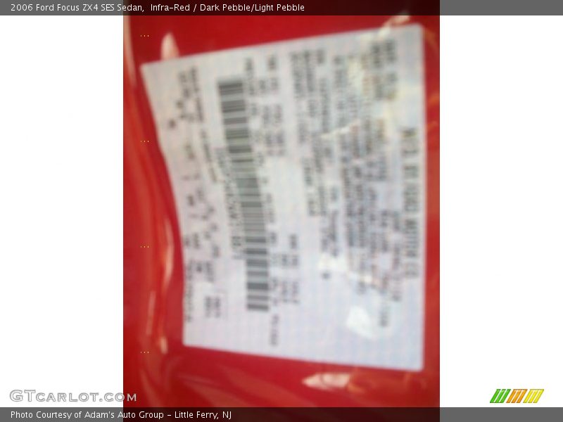 Infra-Red / Dark Pebble/Light Pebble 2006 Ford Focus ZX4 SES Sedan