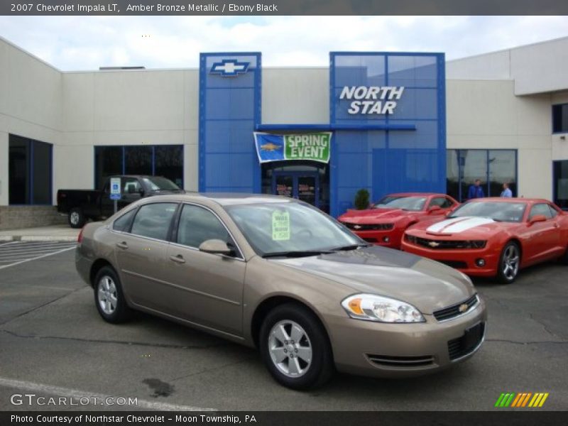 Amber Bronze Metallic / Ebony Black 2007 Chevrolet Impala LT