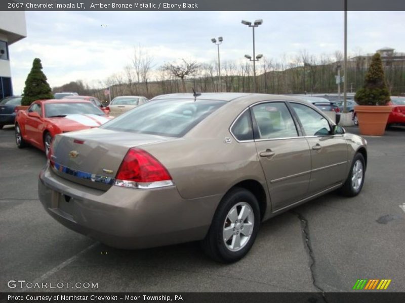 Amber Bronze Metallic / Ebony Black 2007 Chevrolet Impala LT