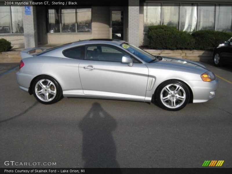 Sterling / Black 2004 Hyundai Tiburon GT