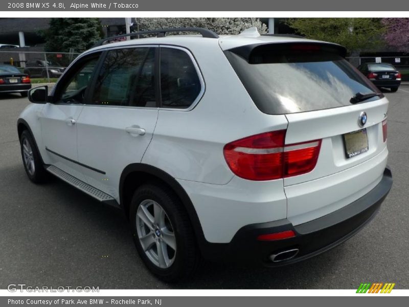Alpine White / Tobacco 2008 BMW X5 4.8i