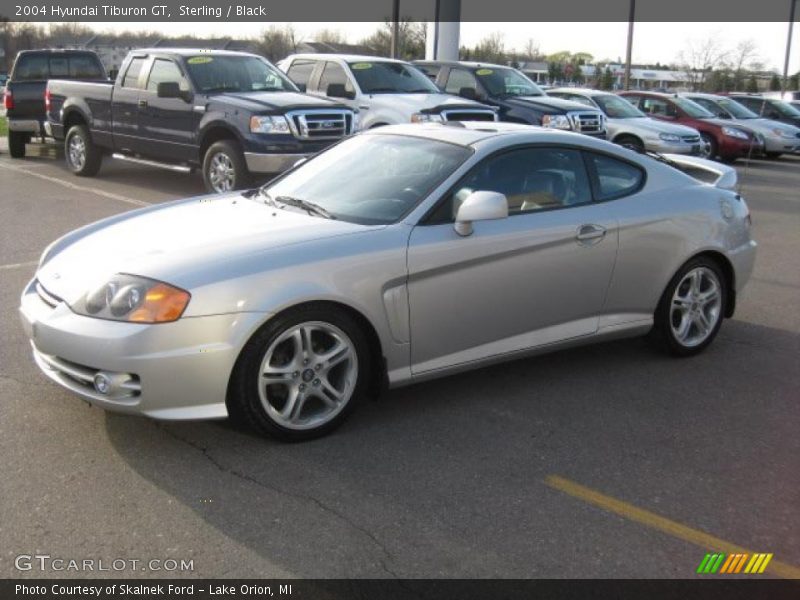 Sterling / Black 2004 Hyundai Tiburon GT