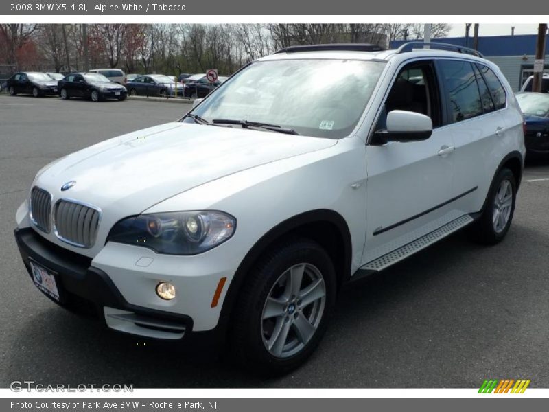 Alpine White / Tobacco 2008 BMW X5 4.8i