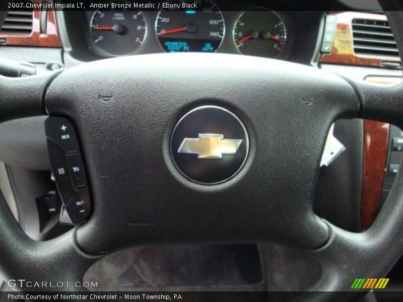 Amber Bronze Metallic / Ebony Black 2007 Chevrolet Impala LT