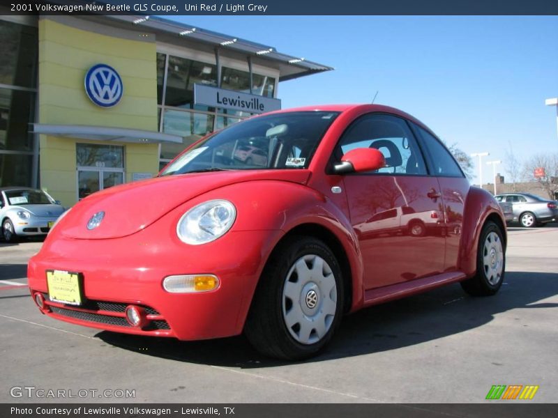 Uni Red / Light Grey 2001 Volkswagen New Beetle GLS Coupe