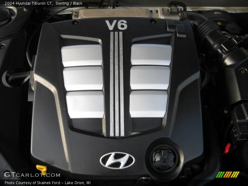 Sterling / Black 2004 Hyundai Tiburon GT