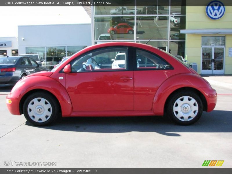 Uni Red / Light Grey 2001 Volkswagen New Beetle GLS Coupe