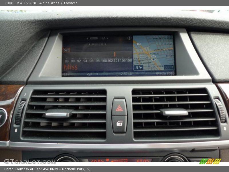 Alpine White / Tobacco 2008 BMW X5 4.8i